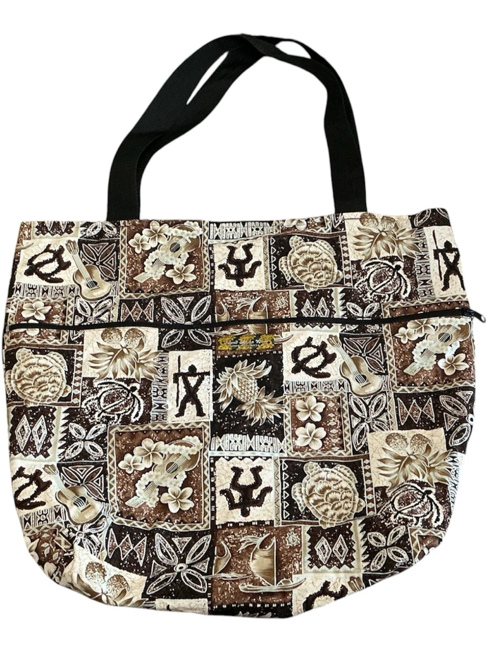 Made in Hawaii Island Aloha Wear Reversible Cotton XL Tote NWOT